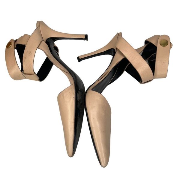 Alexander Wang Sonja Bandage Pumps Nude Pointed Toe Size 40 US 10 Heels - Picture 3 of 16